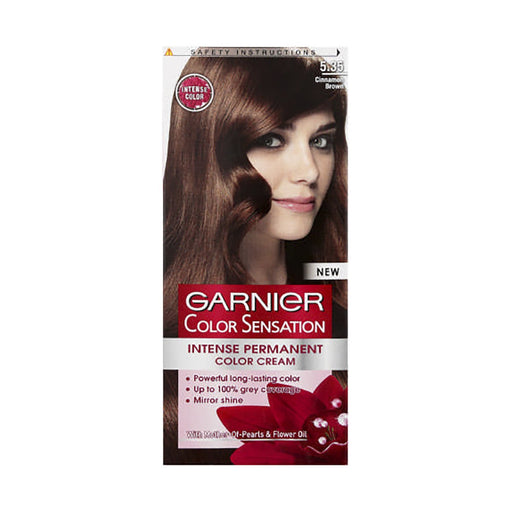Garnier Color Sensation Intense Permanent Color Cream Cinnamon Brown 5.35