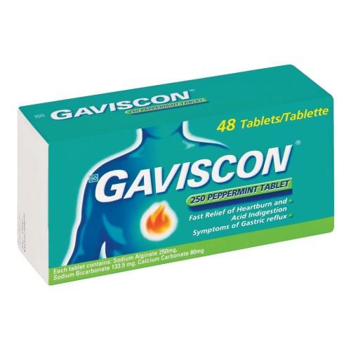 Gaviscon Peppermint 48 Tablets