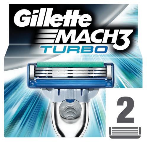 Gillette Mach3 Turbo Manual Blade 2 pack
