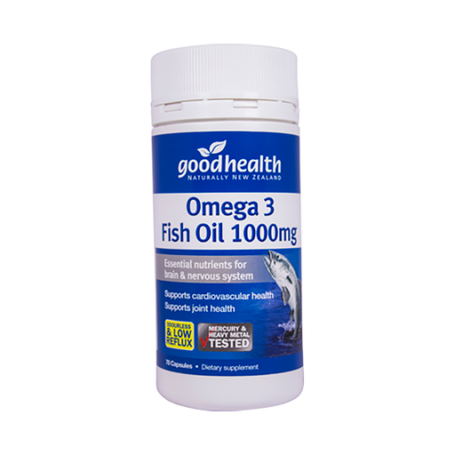 Good Health Omega 3 Fish Oil 1000mg 70 Softgel Capsules