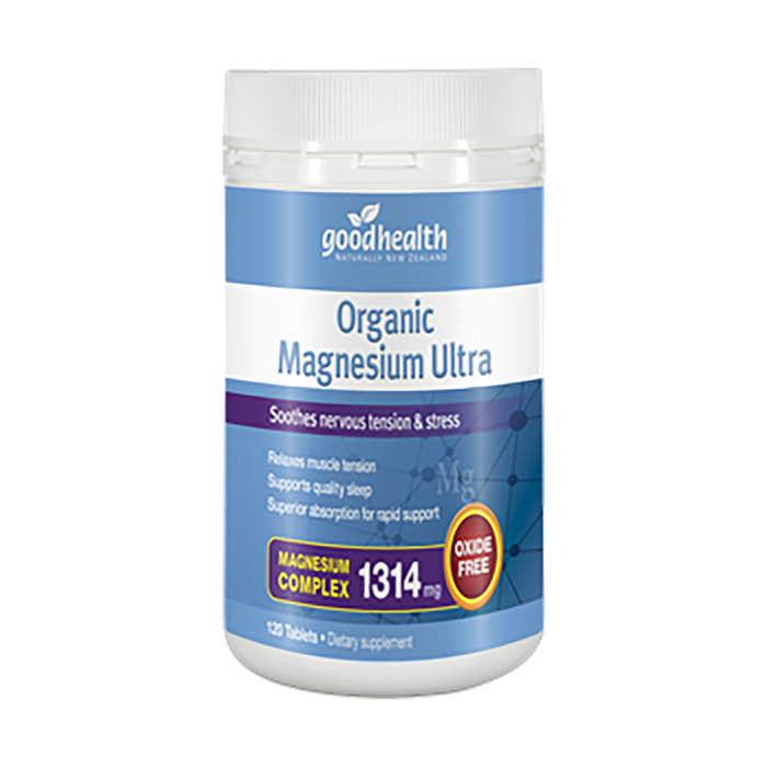 Good Health Organic Magnesium Ultra 120 Tablets