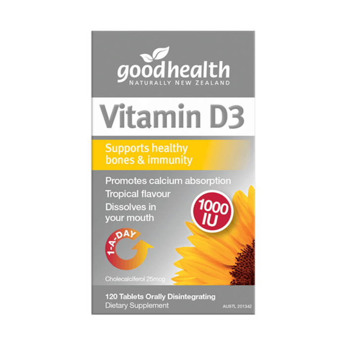 Good Health Vitamin D3 dissolving 120 mini-tablets