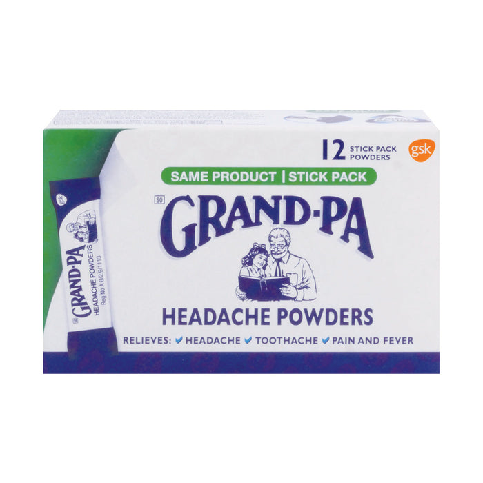 Grand-Pa Headache Powder 12 Sachets