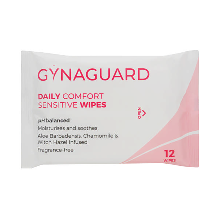 GynaGuard Individual Intimate Wipes Sensitive 12