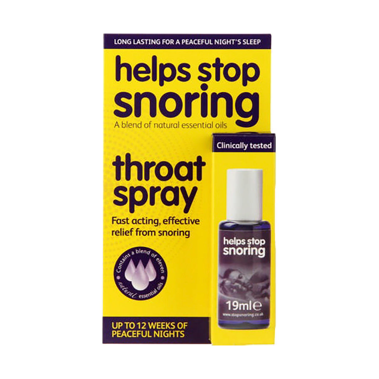 Helps Stop Snoring Throat Spray 19ml Med365
