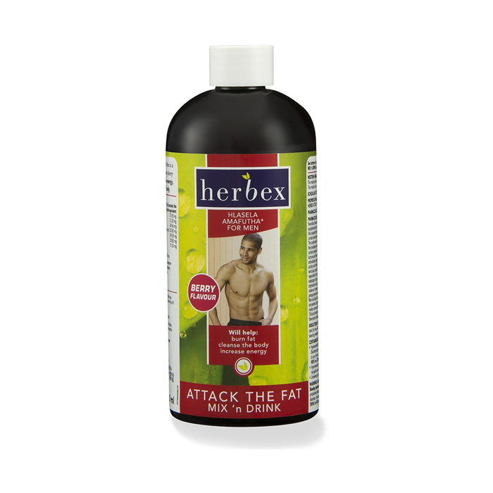 Herbex Attack The Fat Mix N Drink For Men Berry 400ml