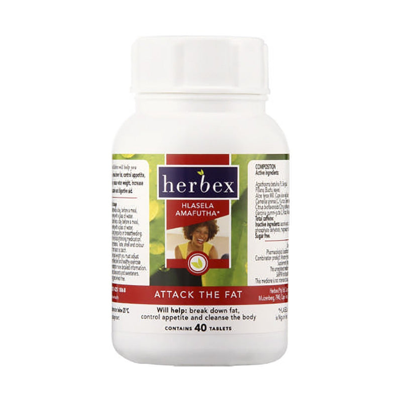 Herbex Hlasela Amafutha Attack The Fat 40 Tablets