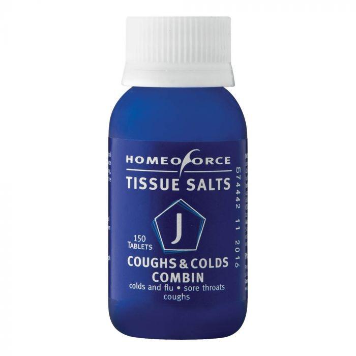 Homeoforce Tissue Salts J Coughs & Colds Combin 150 Tablets