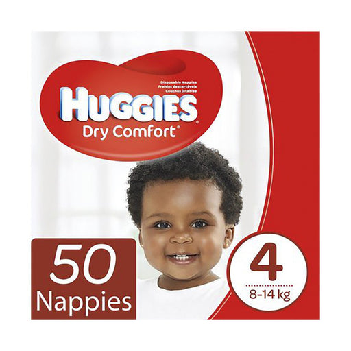 Huggies Dry Comfort Size 4 50 Nappies