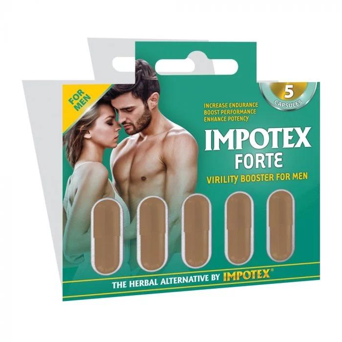 Impotex Forte Virility Booster 5 Capsules - Med365