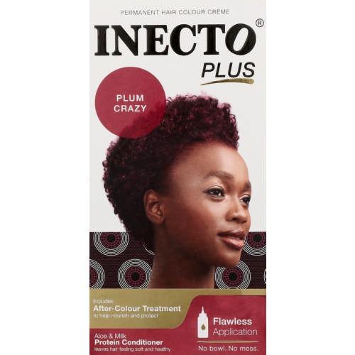 Inecto Plus Permanent Hair Colour Creme Plum Crazy 50ml
