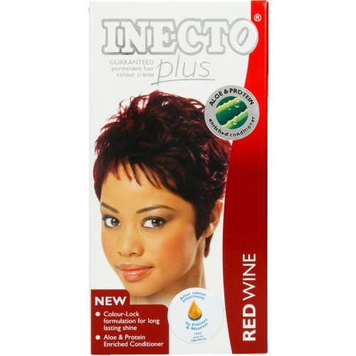 Inecto Plus Permanent Hair Colour Creme Red Wine 50ml