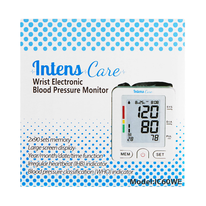 IntensCare Blood Pressure Monitor Wrist