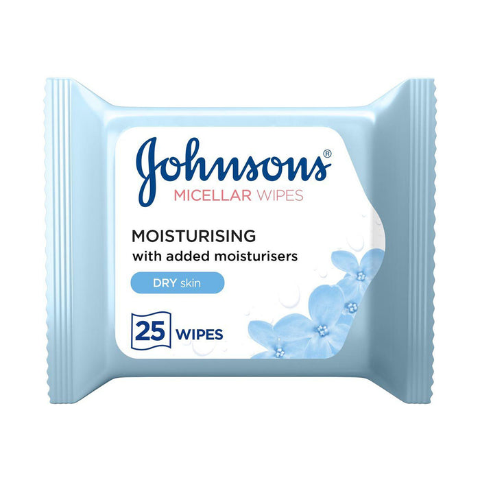 Johnson's Daily Essentials Face Wipes Moisturising 25 Wipes