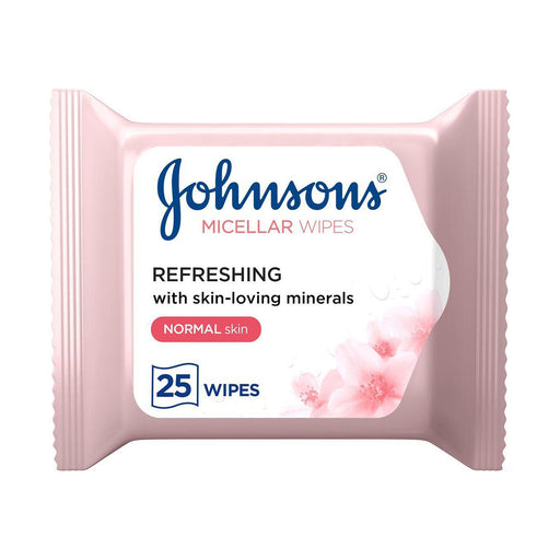 Johnson's Micellar Wipes Refreshing Normal Skin 25 Wipes