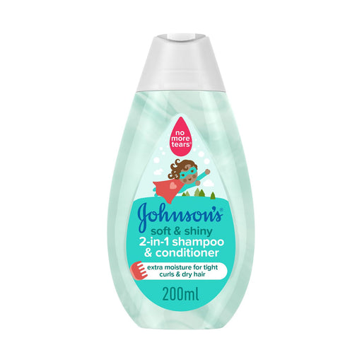 Johnson's Soft & Shiny Shampoo & Conditioner 200ml
