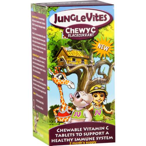 Junglevites Chewy C Blackcurrant 60 Chews
