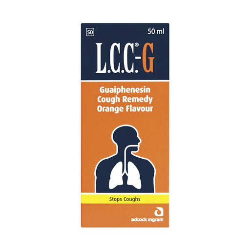 L.C.C-G Cough Remedy Guaiphenesin Orange 50ml