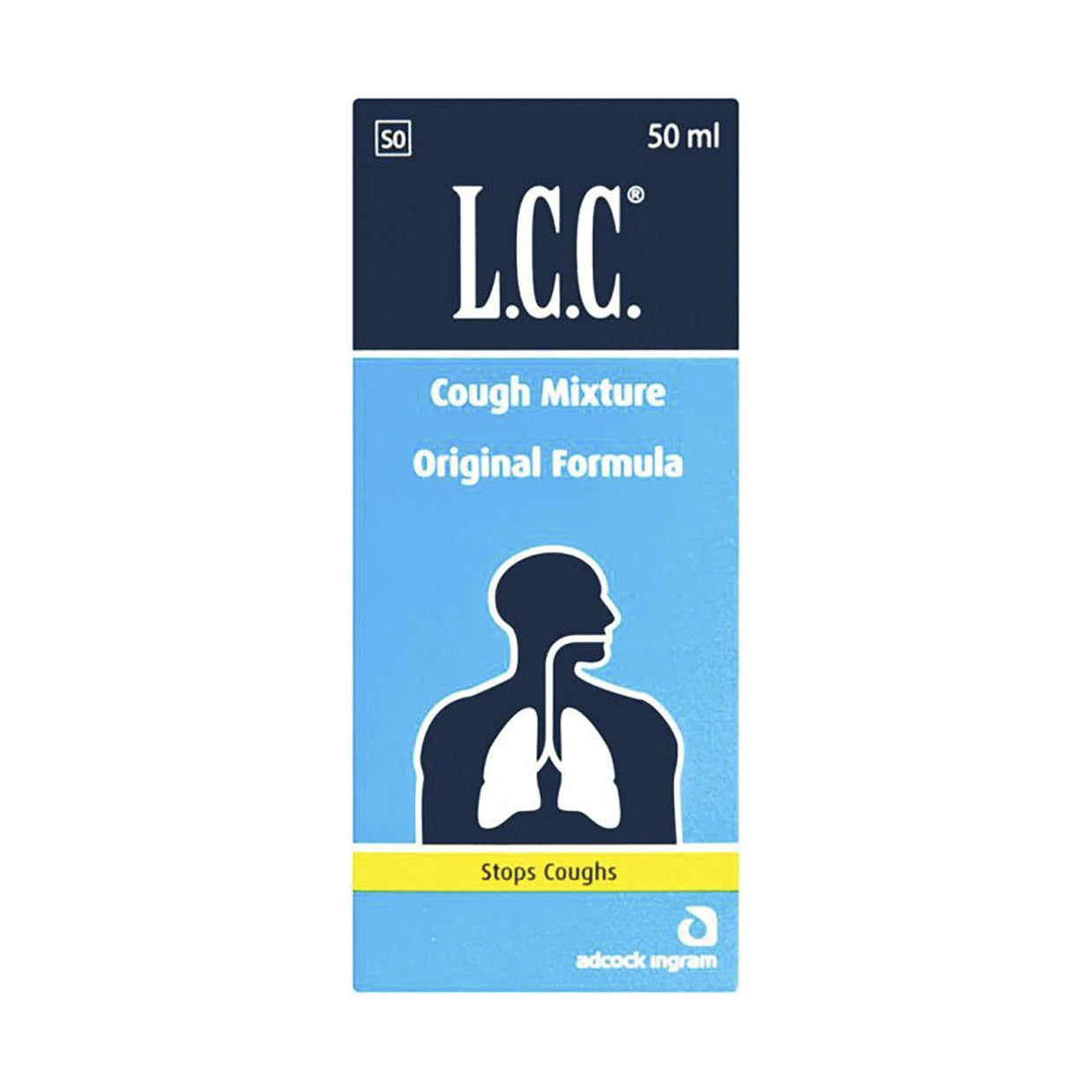 L.C.C. Cough Mixture Original Formula 50ml Med365