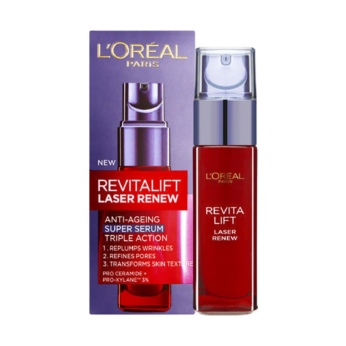 L'Oreal Revitalift Laser Renew Anti-Ageing Super Serum 30ml - Med365