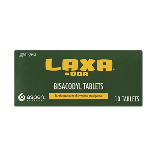Laxador Bisacodyl 10 Tablets