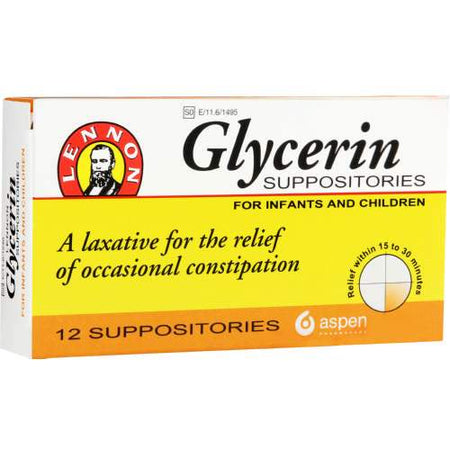 Glycerin Suppositories for Children, Stomach & Bowel Remedies