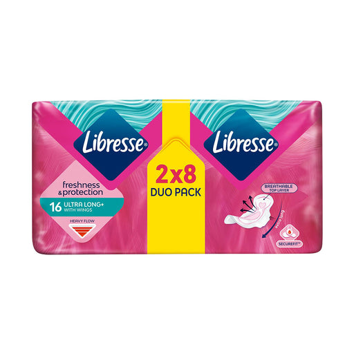 Libresse Ultra Thin Pads Duo Pack 2x8