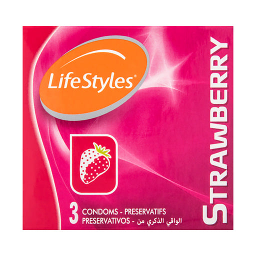 LifeStyles Flavours Strawberry Condoms 3
