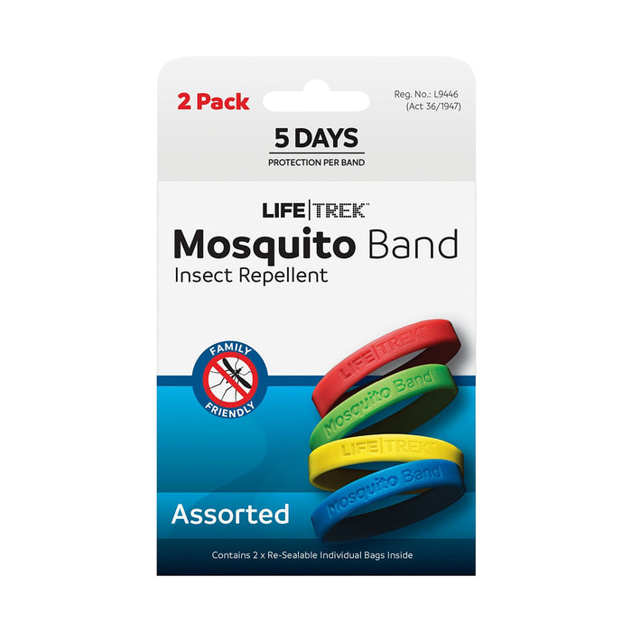 LifeTrek Mosquito Band Plain 2 Pack