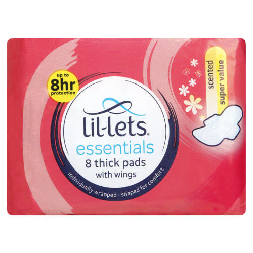 Lil-Lets Essentials Winged Pads Scented 8