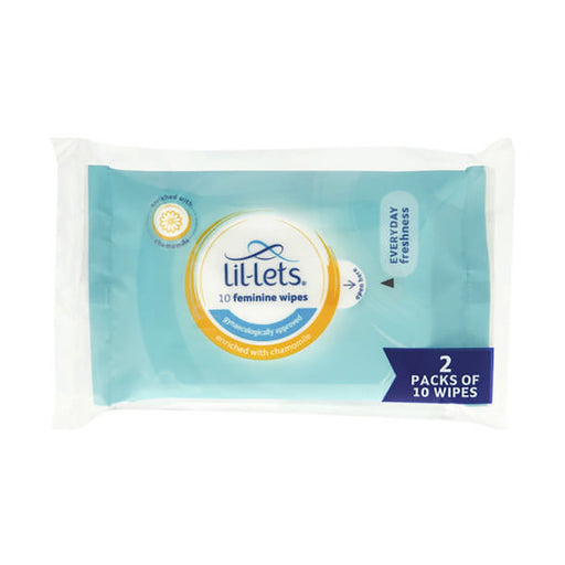 Lil-Lets Intimate Care Feminine Wipes Chamomile 20 Wipes
