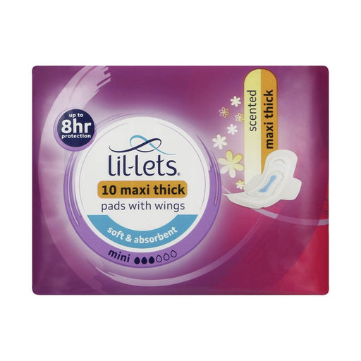 Lil-Lets Maxi Thick Mini Scented Pads 10 Pads