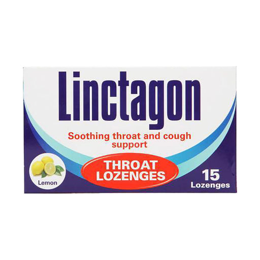 Linctagon Throat Lozenges Lemon 15