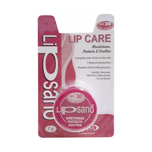Lipsano Lip Care SPF30 Moisturises Protects Soothes Tub Pink 7g