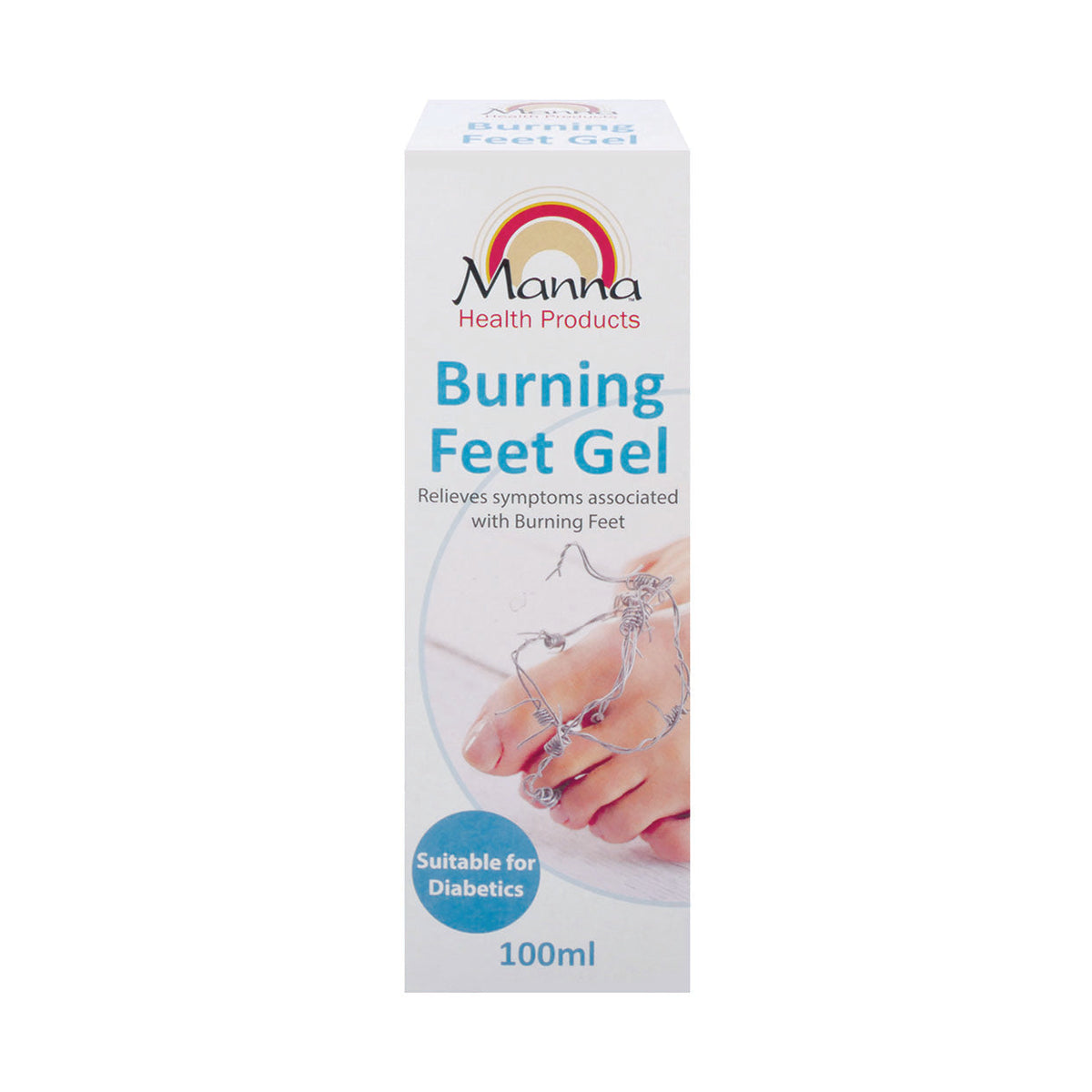 Mana Burning Feet Gel 100ml Med365
