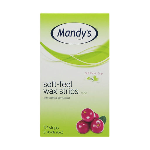 Mandy's Soft Fabric Wax Strips Face 12
