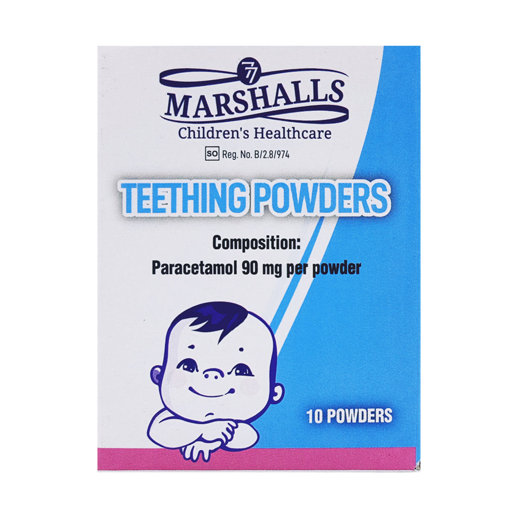 Marshalls Teething Powders 10 Sachets Med365