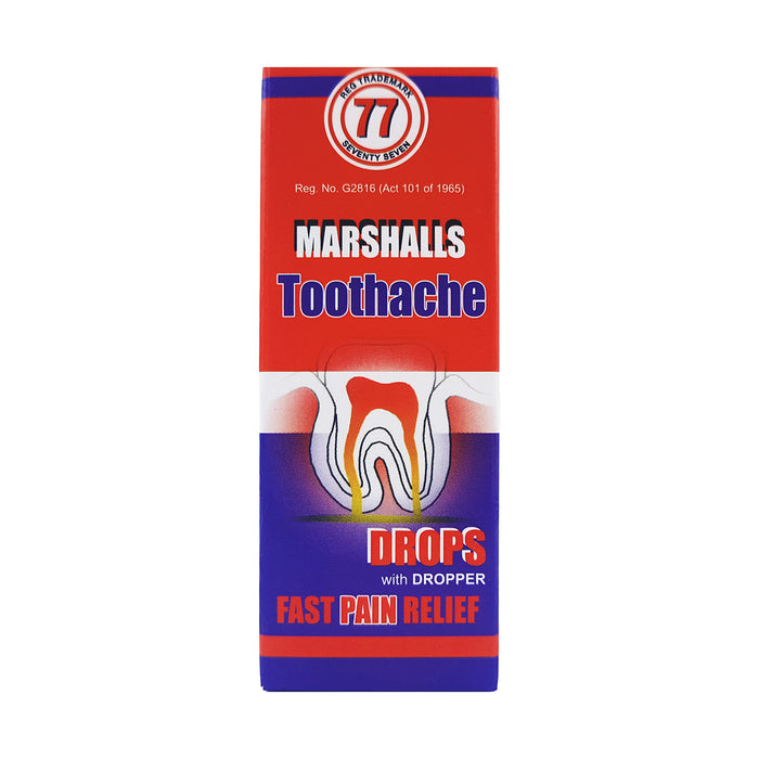 Marshalls Toothache Drops 10ml