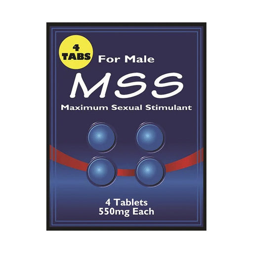 Maximum Sexual Stimulant For Male 550mg 4 Tablets