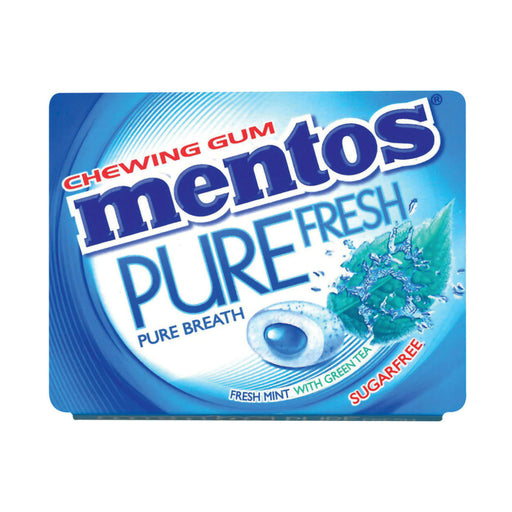 Mentos Gum Curvy Pure Fresh Mint 8 Pcs x 18 Boxs