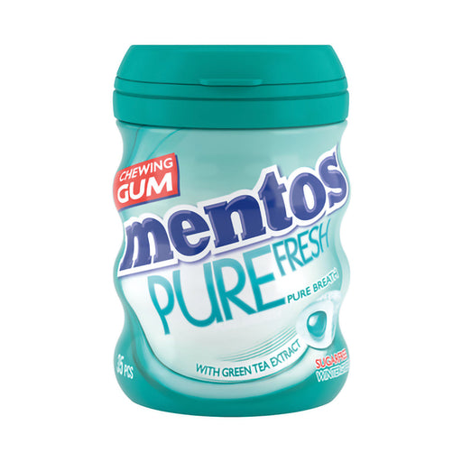 Mentos Gum Curvy Pure Fresh Wintergreen 35 Pcs x 6 Units