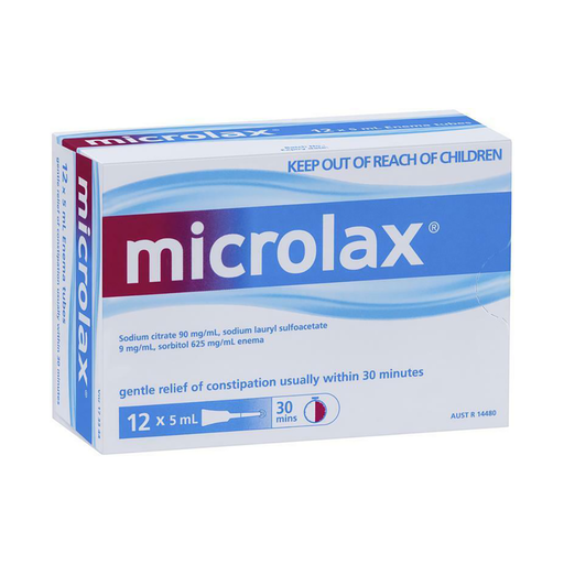 Microlax 5ml x 12 Units