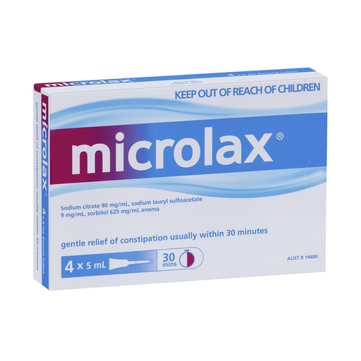 Microlax 5ml x 4 Units