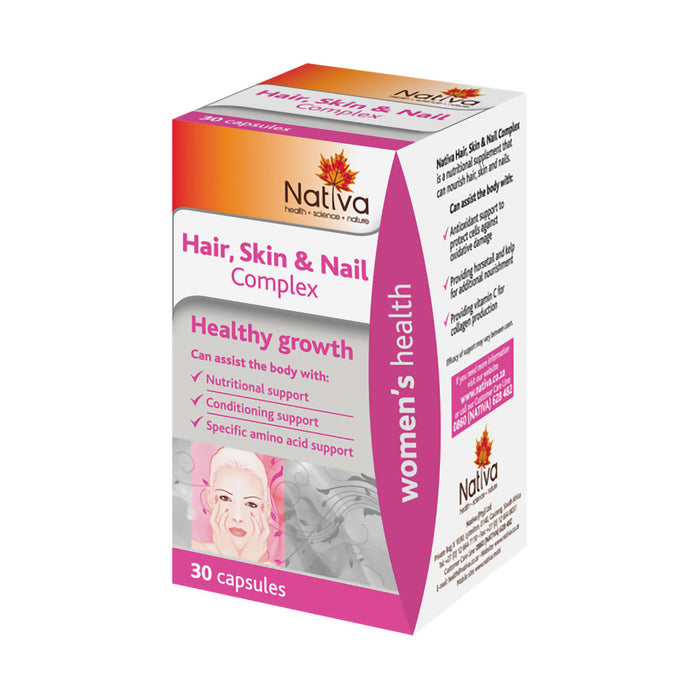 Nativa Hair, Skin & Nail Complex 30 Capsules