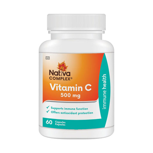 Nativa Vitamin C 500mg Complex 60 Capsules