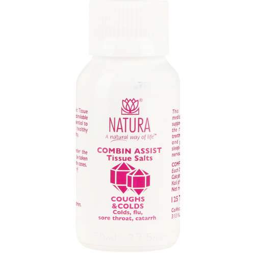 Natura Combin Tissue Salts Coughs & Colds 125