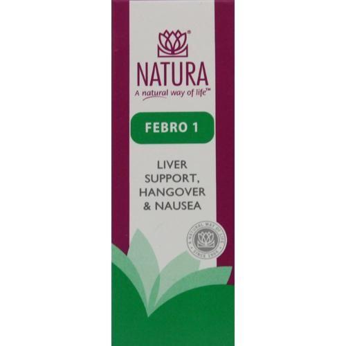 Natura Febro 1 For Liver Support, Hangover & Nausea Drops 25ml