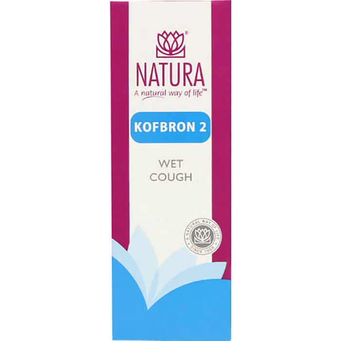 Natura Kofbron 2 Wet Cough Drops 25ml