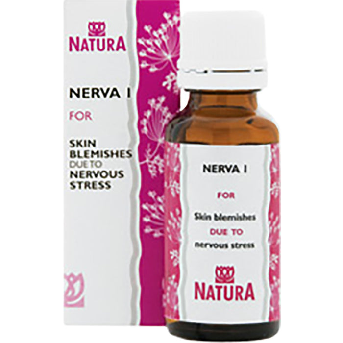 Natura Nerva 1 For Skin Blemishes Due to Nervous Stress Drops 25ml