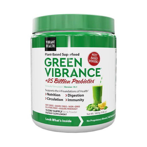 Natural Vibrance Green Vibrance Original - 15 day tub Powder 168.9g